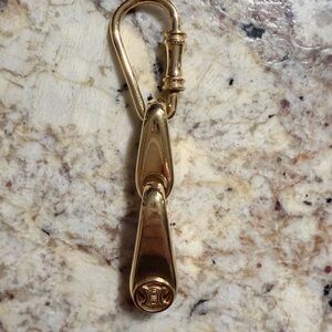 Celine Gold Keychain or Bag Tag Accessory